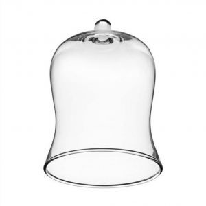Cupola cloche campana in vetro trasparente