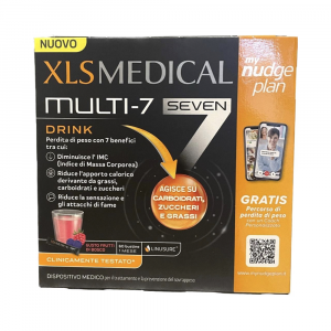 XLS MEDICAL MULTI 7 DRINK - 60 BUSTE AGISCE SU CARBOIDRATI, ZUCCHERI E GRASSI