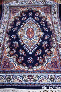 Carpet Blue Red Light Blue White 210x148 Cm