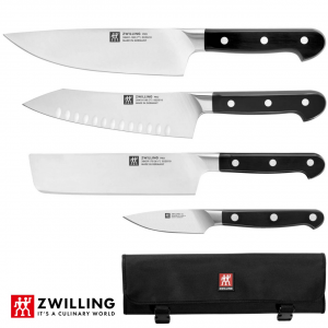 Set 4 coltelli Zwilling + borsa porta coltelli Zwilling