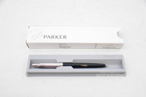 Pen Parker Black Color Silver Tratto Black