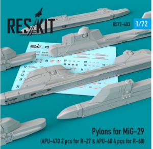 PYLONS FOR MIG-29