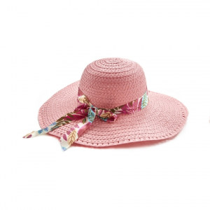 Chapeau de soleil en paille souple pour femmes