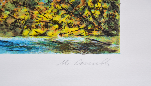 Cascella Michele Serigrafia Formato cm 65x87