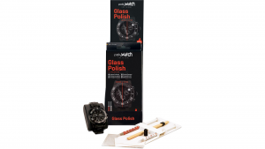 Polywatch Glass Polish  per rimuovere piccoli e medi graffi da vetri di orologio.