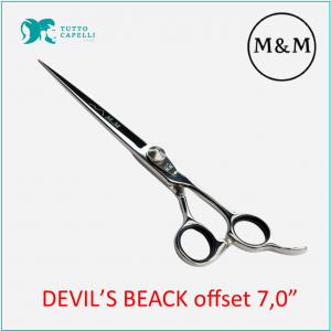 Forbice Sfoltitrce Professionale MeM Shark's Tooth Semi Offset 6 tipo  Killer