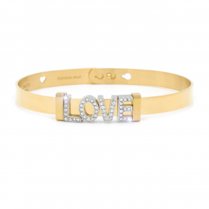 2MUCH Jewels Bracciale Componibile Basic - Gold nome Love