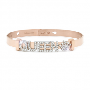 2MUCH Jewels Bracciale Componibile Basic - Rose Gold nome Queen