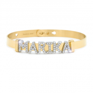 2MUCH Jewels Bracciale Componibile Basic - Gold nome Marika