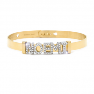 2MUCH Jewels Bracciale Componibile Basic - Gold nome Noemi