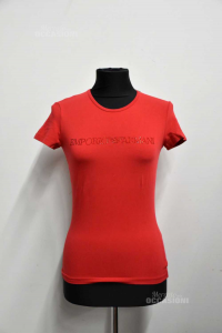 T-shirt Woman Emporio Armani Underwear Red Size.s