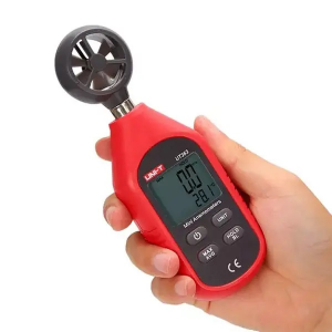 Mini anemometro termometro