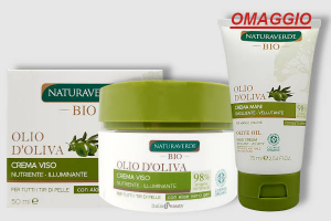 Naturaverde Bio Linea Oliva viso nutriente + omaggio Crema mani