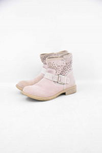 Ankle Boots Sisterine Baby Girl Beige Traforati Size 32