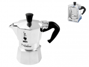 Bialetti Caffettiera New Orzo Express Alluminio, Nero, Capacità 2 Tazze