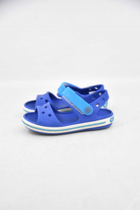 Slippers Baby Crocs Blue And Light Blue Size 10