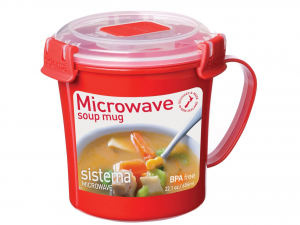 SISTEMA Mug Polipropilene Microwave Con Coperchio Lt0,65 