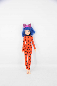 Doll Miracolous Lady Bug Dress Red By Polka Dot 26 Cm