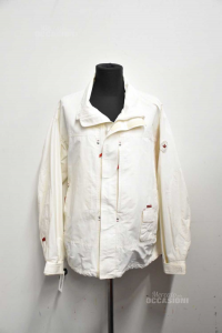 Jacket Man Canadiens White With Zip Central Size 56