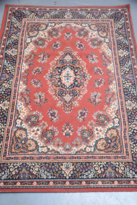 Carpet Red Blue 167x117 Cm