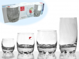 Bicchiere Iride Bormioli Set 3 Bicchieri Acqua Tavola Vetro