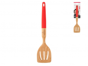 H&H Spatola Da Cucina In Silicone Con Manico Colore Rosso Cm38,5