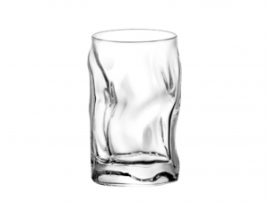 6 Bicchieri In Vetro Sorgente Trasparente Dof Cl42