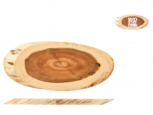 Tagliere Ovale Wood In Legno Cm40x20x2