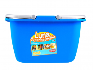 Bacinella plastica quadrata Luna 18,5 litri