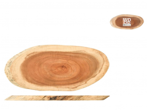 Tagliere Ovale Wood In Legno Cm50x20x2