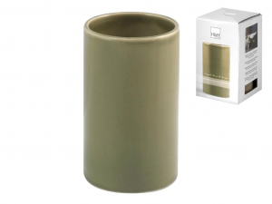 Bicchiere Bagno In Ceramica, H 12 Cm, Verde