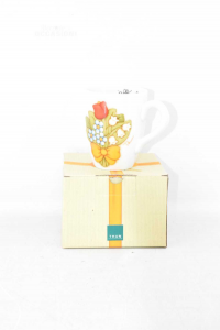 Cup Thun With Mimose Flowers 11 Cm New