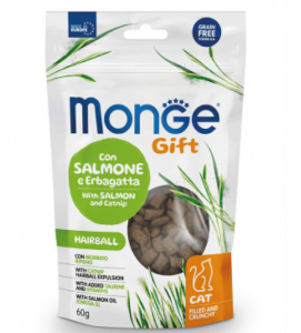 Monge - Gift Cat - Filled and Crunchy - Hairball - 60gr