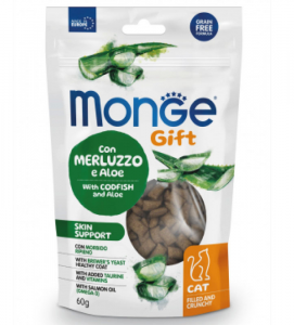 Monge - Gift Cat - Filled and Crunchy - Skin Support - 60gr