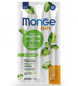 Monge - Gift Cat - Soft Sticks - Sterilised - 15gr