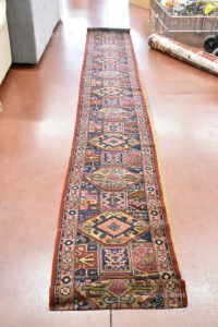 Carpet Lane Red Blue And Yellow With Pattern Rhombuses 50x410 Cm