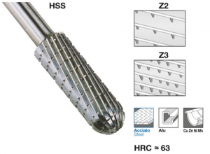 Assortimento frese rotative in Hss Krino 26008401