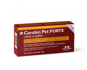 NBF LANES | Carobin Pet forte - Integratore Intestinale / 30 cps