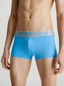 Calvin Klein Boxer A Vita Bassa In Confezione Da 3 - Steel Micro