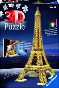 RAVENSBURGER Tour Eiffel Puzzle 3D Building Night Edition