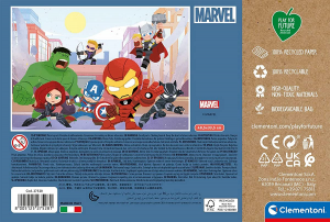 Clementoni - Puzzle 104 Pezzi Avengers
