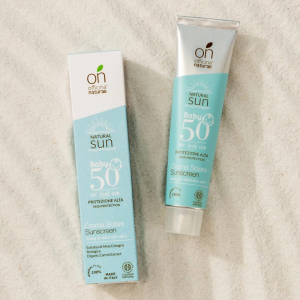 Crema Solare BABY SPF 50 Officina Naturae in tubo in alluminio e tappo in bioplastica