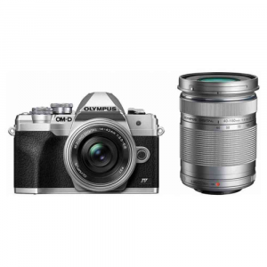 Olympus - Fotocamera mirrorless - Kit OM D E M10 Mark IV 14 42 EZmm + ED 40 150mm