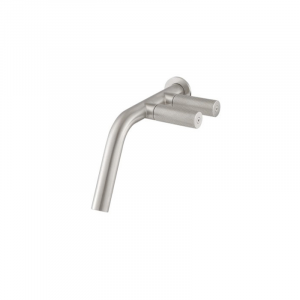 L.224mm wall-mounted basin mixer 22mm Treemme