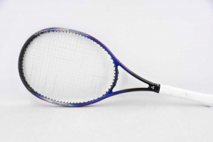 Raqueta De Tenis Fischer Abierto Aire Jugar Grafito Púrpura Negro Azul