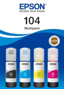 104 Multipack (bk-cy-ye-ma) ecotank
