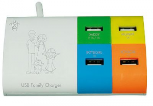 ALIMEN.4x USB Family Charger