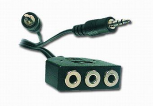 Audio stereo cavo prolunga con dock presa cuffie/microfono