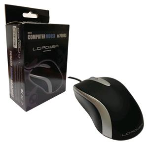 Computer Mouse ergonomico USB  -Black&Silver