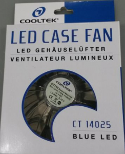 CT14025 Blue LED 140x140x25MM